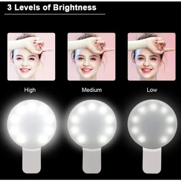 AL Ring Light Selfie Mini Q Portable 3 Suhu Warna
