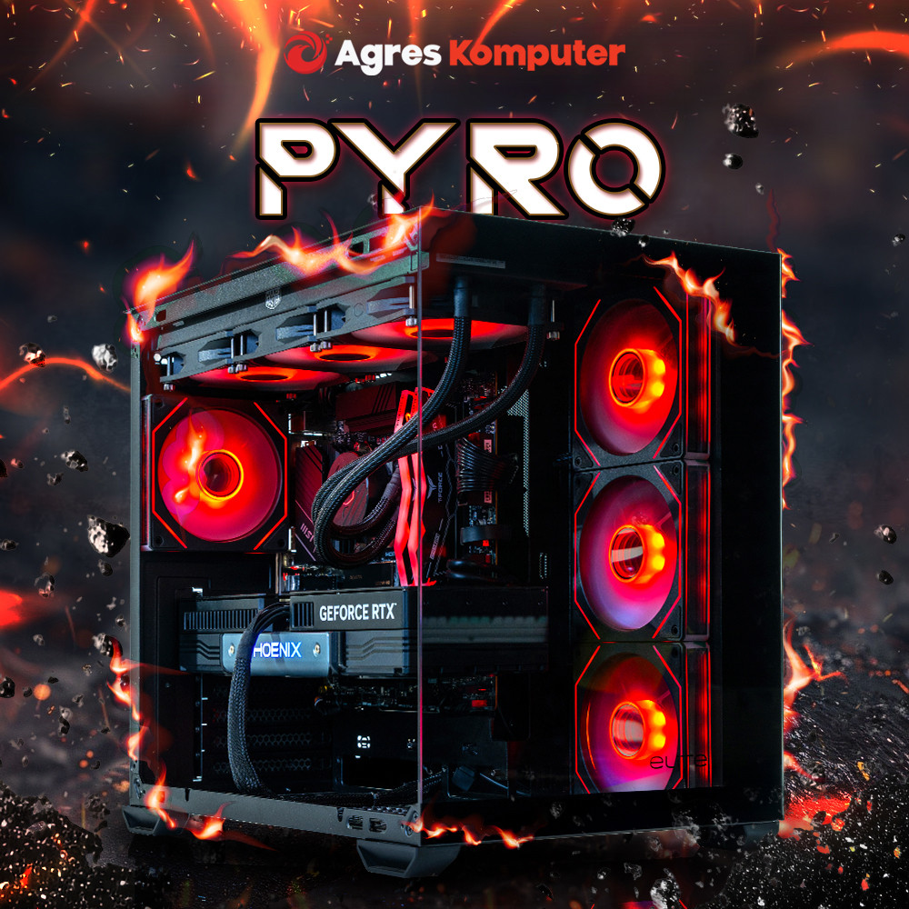 AGRES PYRO PC RYZEN 7 9700X RTX 5070 TI 16GB/ 32GB 2TB WIFI + BT RAKITAN PC GAMING