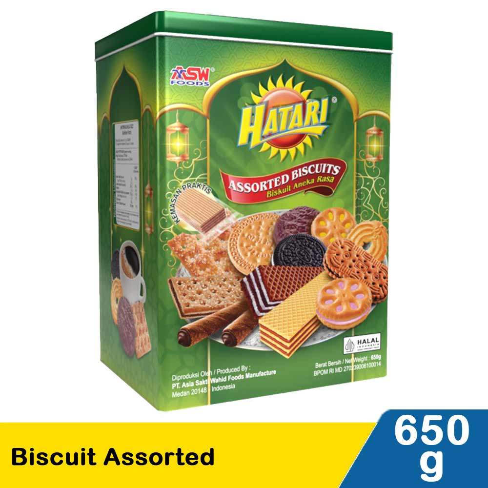 Jual HATARI BISCUIT ASSORTED SEGI 650g | Shopee Indonesia