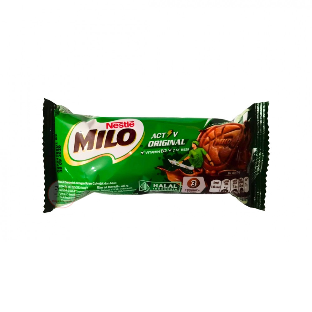 Jual Milo Biskuit Sandwich Roll Mini - Netto 48 gr | Shopee Indonesia