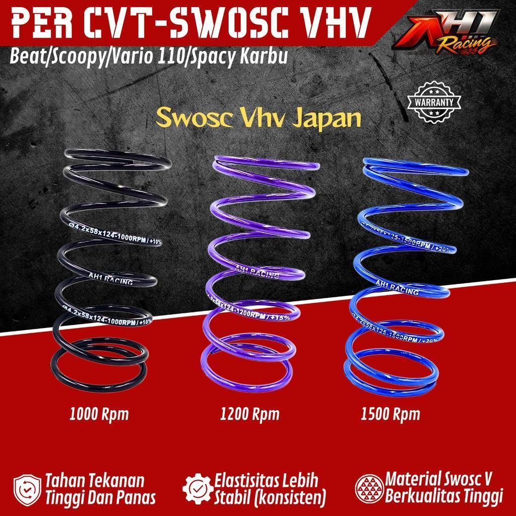 Jual Per Cvt AH1 Racing Beat Scoopy Vario 110 Spacy Karburator Swosc ...