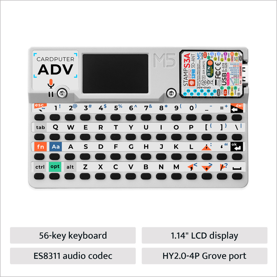Jual M5stack Official Cardputer Adv Version ESP32 Portable Computer ...