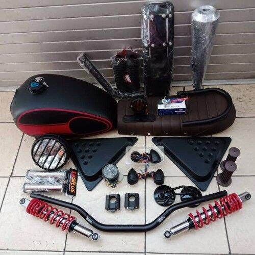 Jual [GM] paket JAPSTYLE motor custom full set body plus sokbreker ...