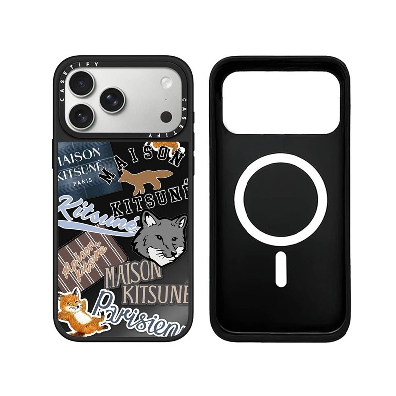 Jual Casetify Maison Kitsune Fox Medley Magnetic phone case iPhone