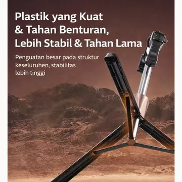 Tripod Tongsis Bluetooth 1.8 Meter Selfie Stick 4 In 1 170cm T 18 Portable 360 Derajat Remote