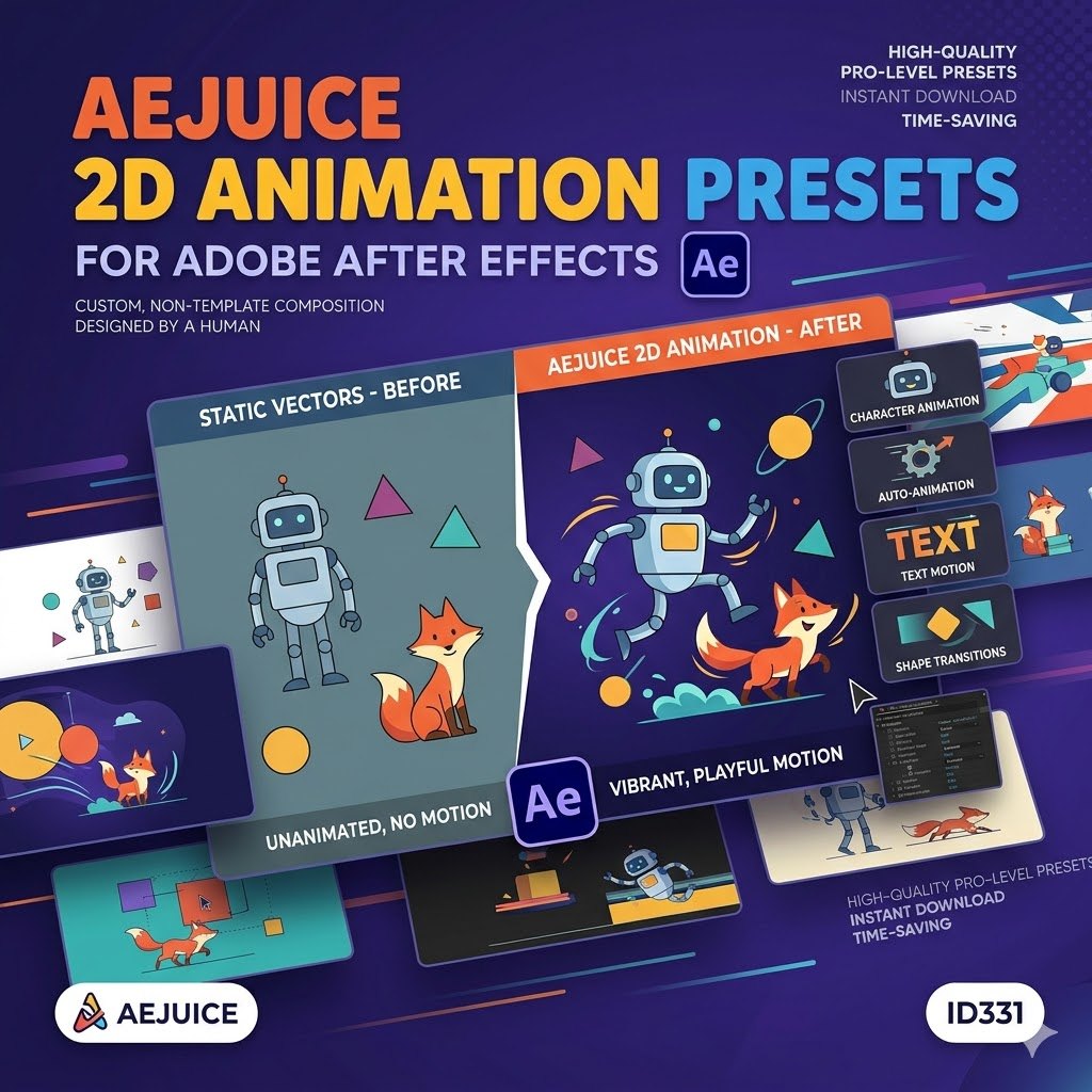 Jual ID331 - Aejuice 2d Animation Presets | Shopee Indonesia
