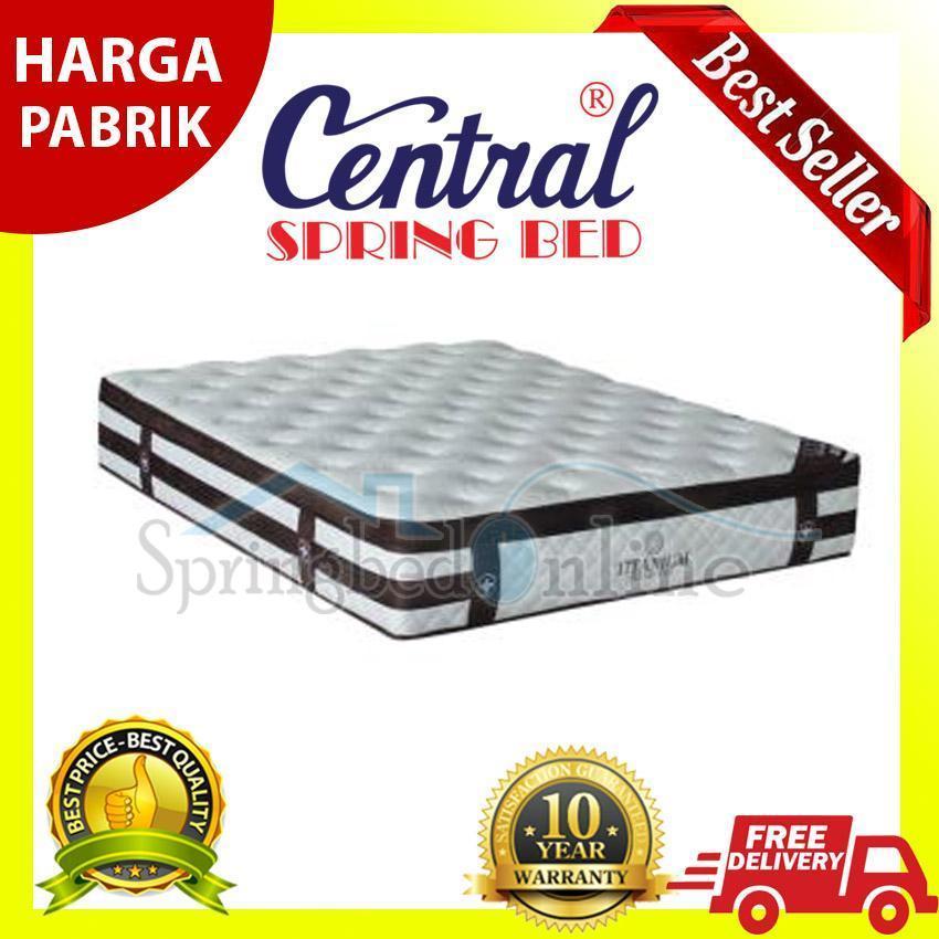 Jual Springbed Central Titanium Gold ukuran 120x200 kasur saja harga ...