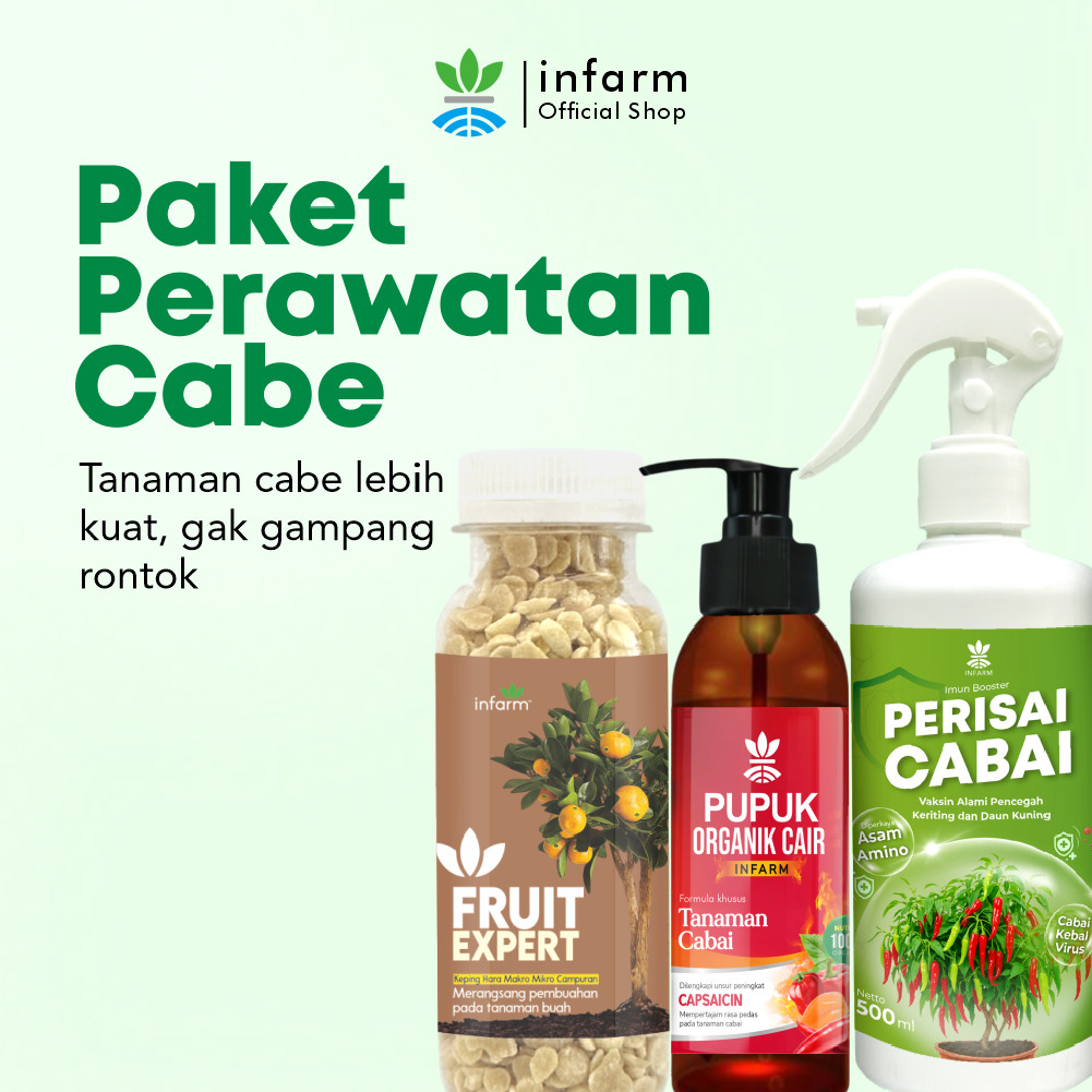 Jual INFARM - Paket Perawatan Cabe, Paket Lengkap Pupuk Cair Cabai ...