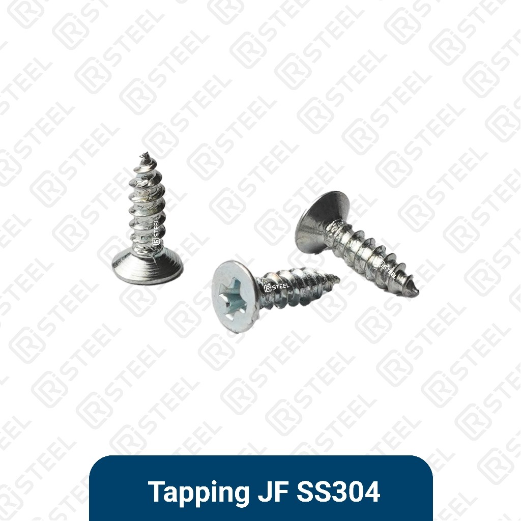 Jual RJ Steel Tapping JF Stainless/ Skrup JF Stainless | Shopee Indonesia