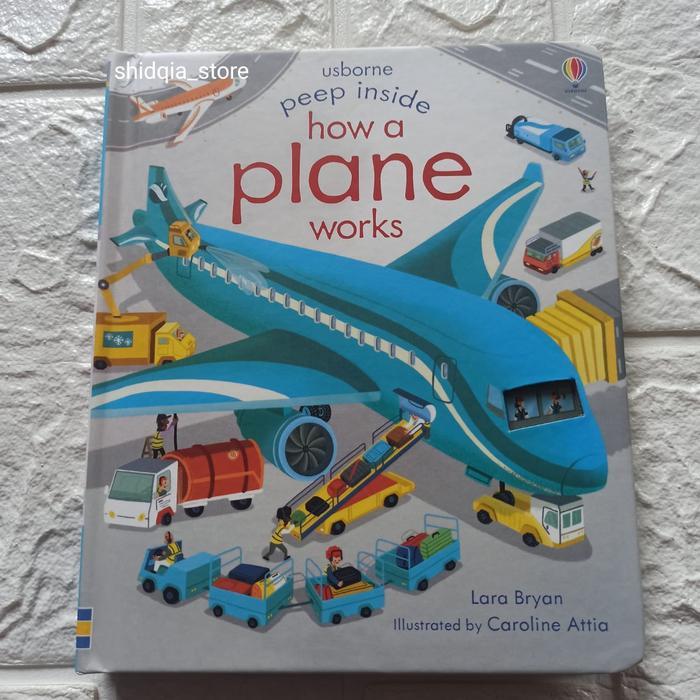 Jual Usborne Peep Inside How a plane works Buku Anak Hardbook Buku ...