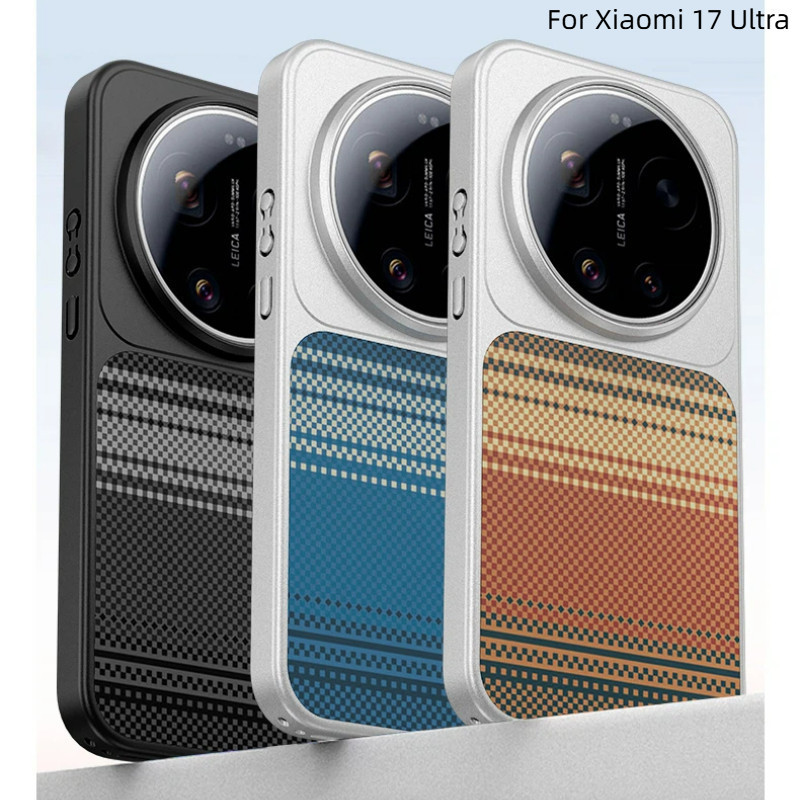 Jual Untuk Xiaomi 17 Ultra 17Ultra Casing Tipis & Ringan Tekstur Kevlar ...