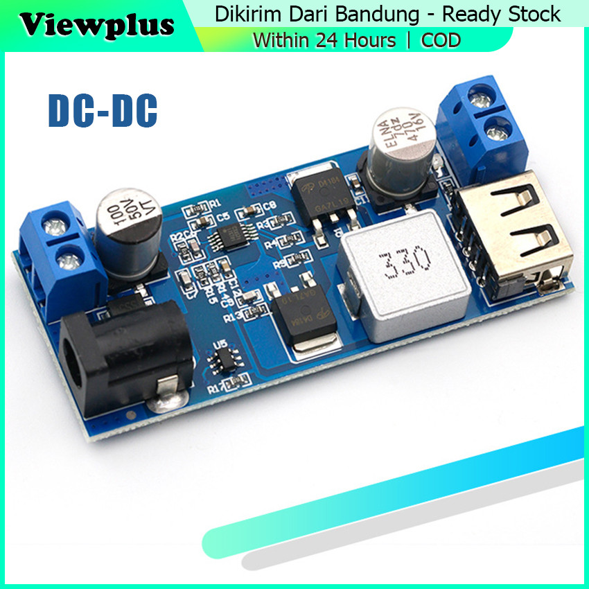 Jual Super Stepdown Buck Converter Step down 24v/12v to 5V DC 5A ...