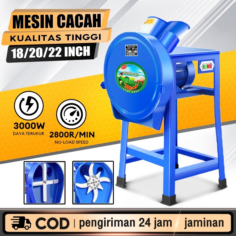 Jual Mesin Chopper Pencacah Rumput Dinamo 300watt cacah rumput mesin ...