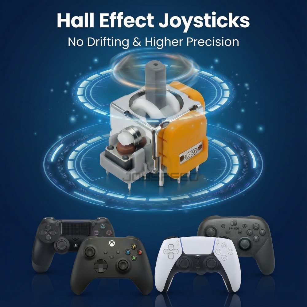 Jual 2-10pcs Hall Effect Joystick for PS5 DualSense PS4 Xbox Series X S ...