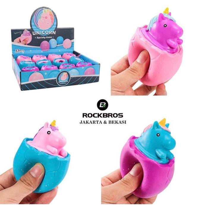 Jual Squishy Unicorn Egg Squeeze Telur Mainan Anak New Shell Tupai ...
