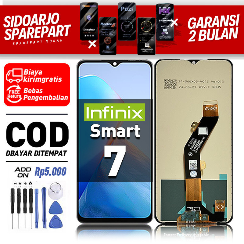 Jual LCD Infinix Smart 7 Touchscreen Fullset-Original Compatible For ...