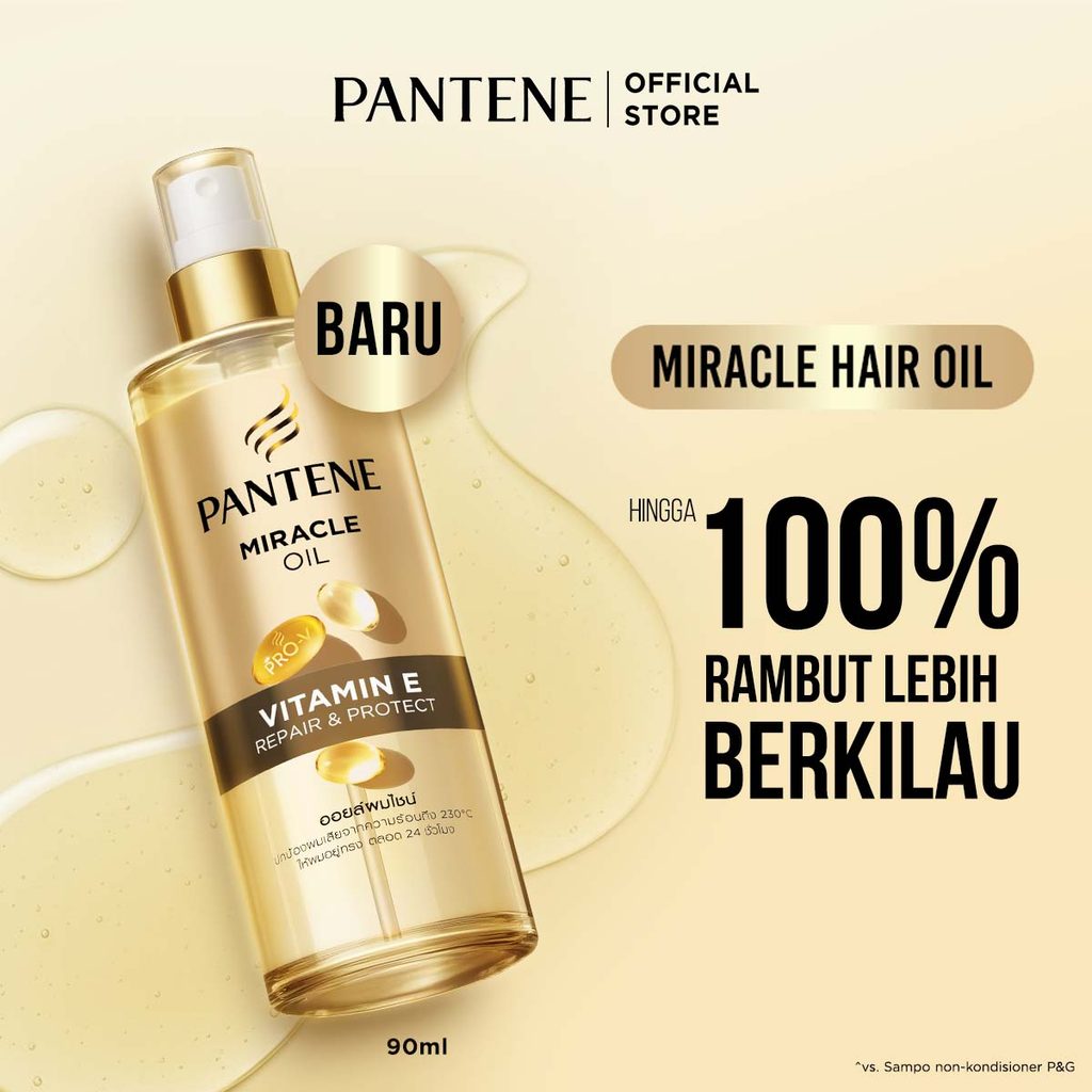 Jual [PRODUK BARU] PANTENE Miracle Oil 90ml | Memperbaiki Ikatan Rambut ...