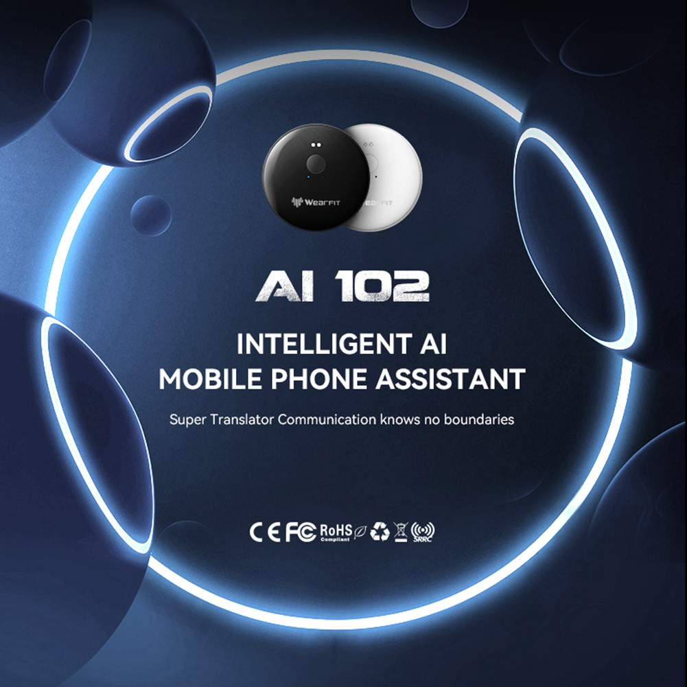 Smart AI Phone Assistant Portable Auo Photo Recognition Translation with APP Control Language Translator Device 144 Languages