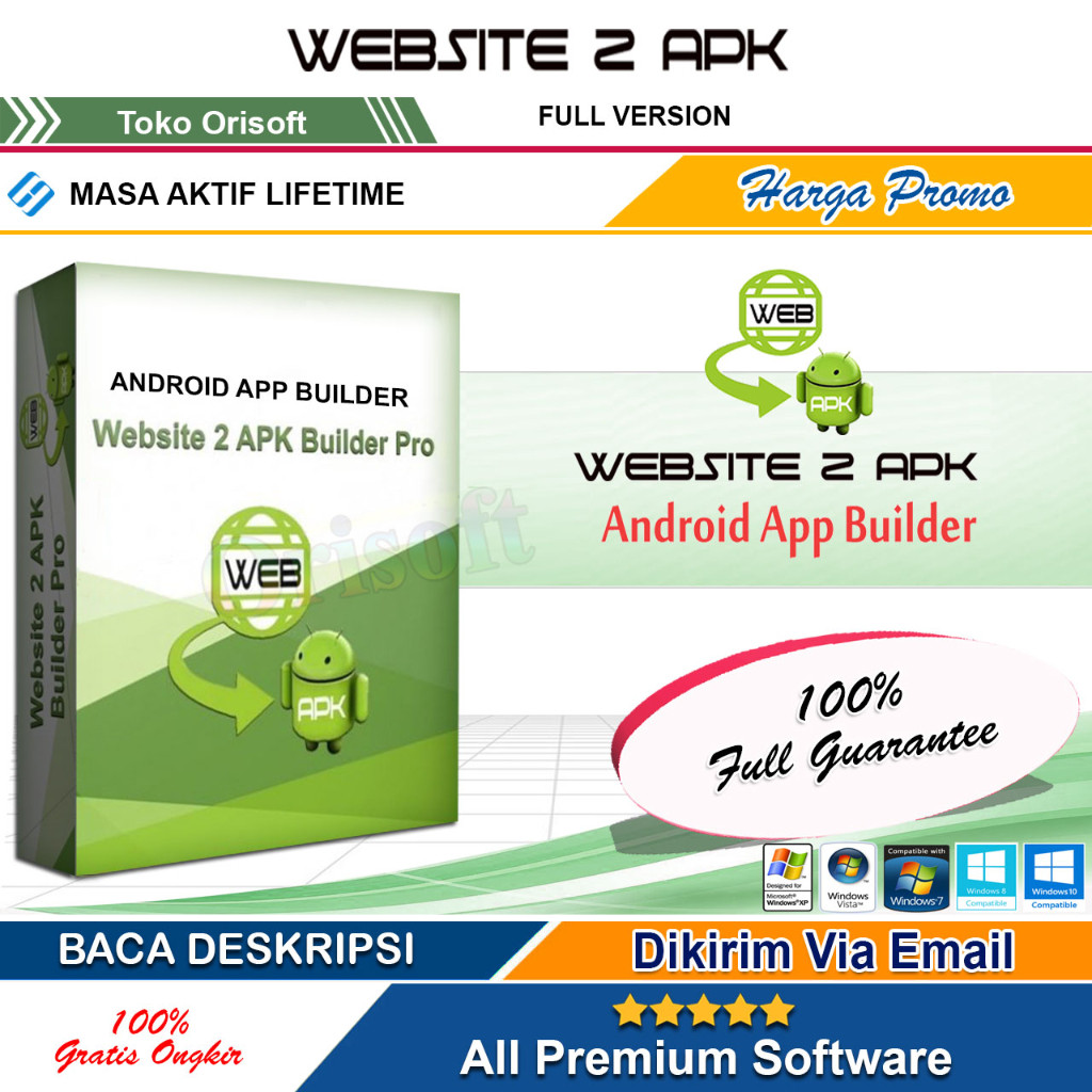 Website 2 APK Builder Pro 5.0 Full Version Lifetime Ubah Web Jadi Aplikasi Android