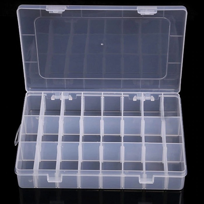 Jual Box Partisi 24 Slot 19cm Sekat Bisa Dilepas Kotak Penyimpanan ...