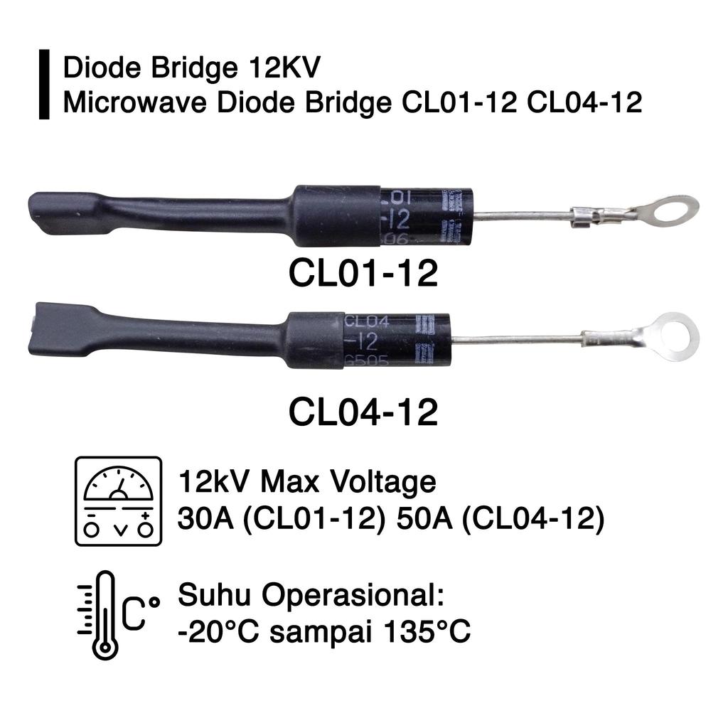 Jual Diode Bridge Dioda Jembatan Oven Microwave Mikrowave CL01-12 CL04 ...