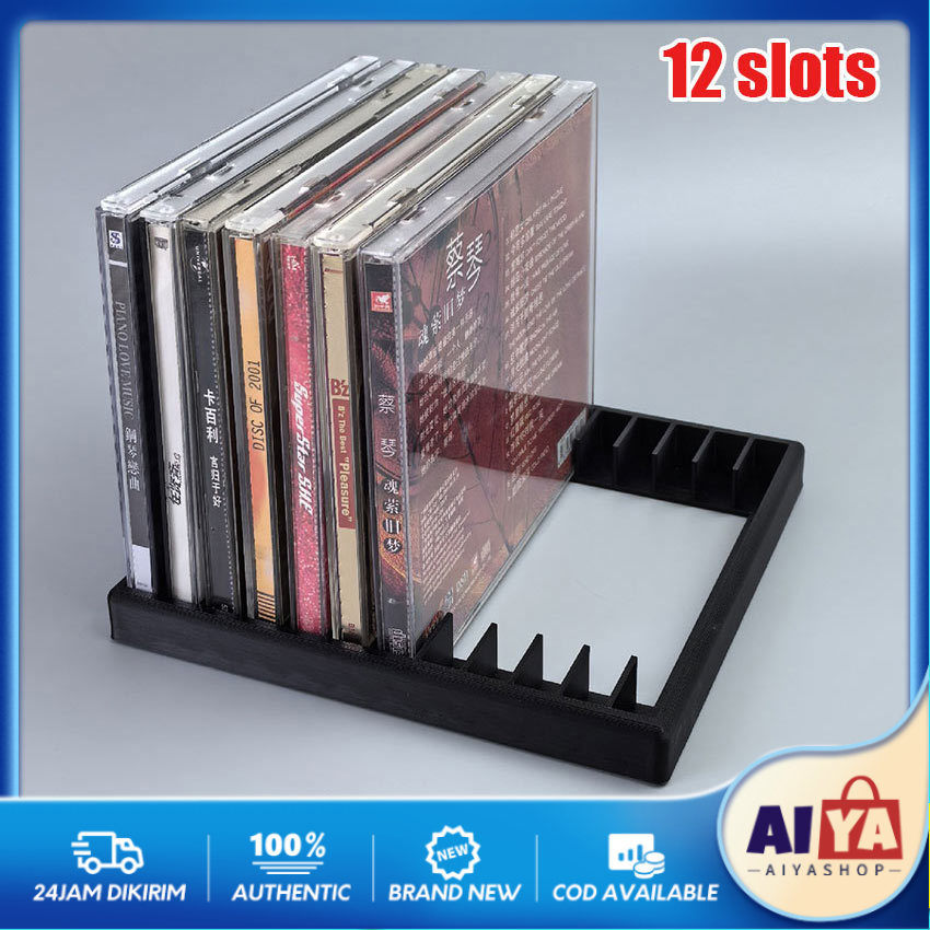 Jual Rak Kaset CD DVD Display Rack Stand Organizer / Tempat Penyimpanan ...