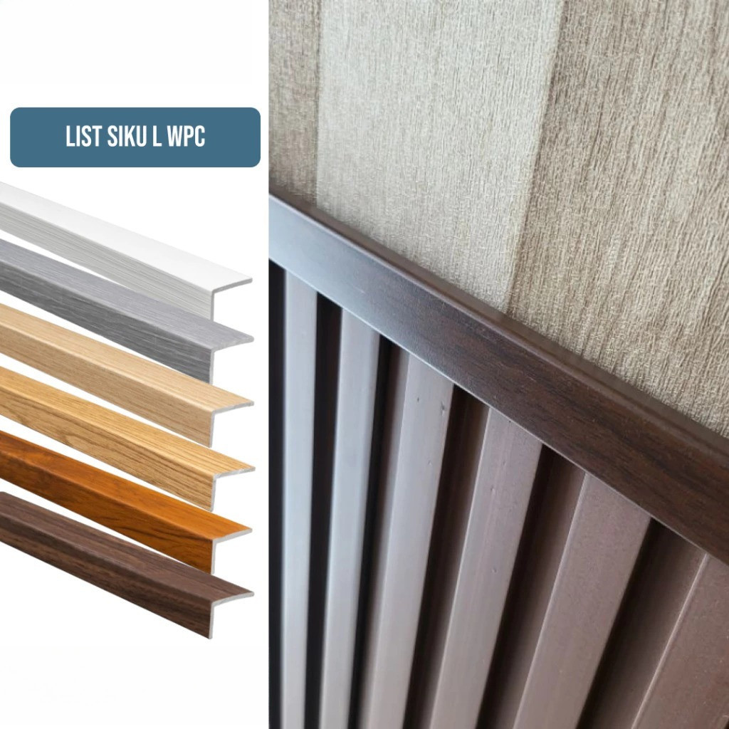 Jual Wallpanel List Sudut Siku L Motif Kayu Ukuran 100cm - List L Siku ...
