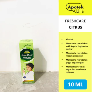 FRESHCARE CITRUS 10 ML UNTUK MINYAK ANGIN AROMATERAPI ROLL ON