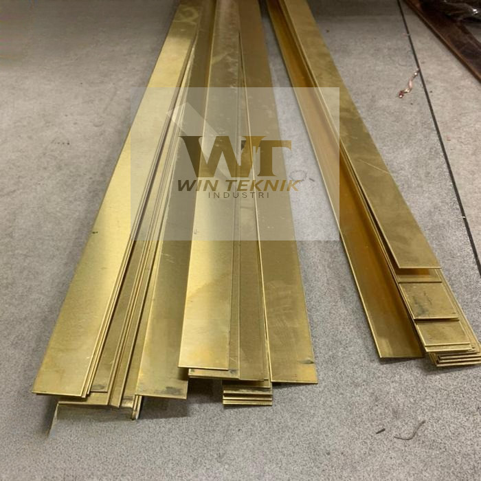 Jual Plat strip kuningan 5mm x 40mm x 1000mm - Plat kuningan strip ...