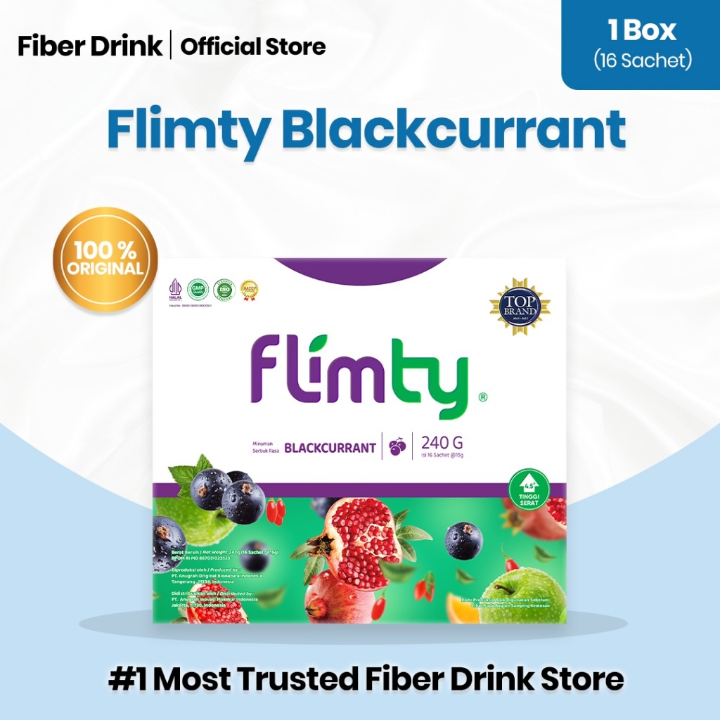 Jual Flimty Fiber - 1 Box (isi 16 sachet) - Sehat | Shopee Indonesia