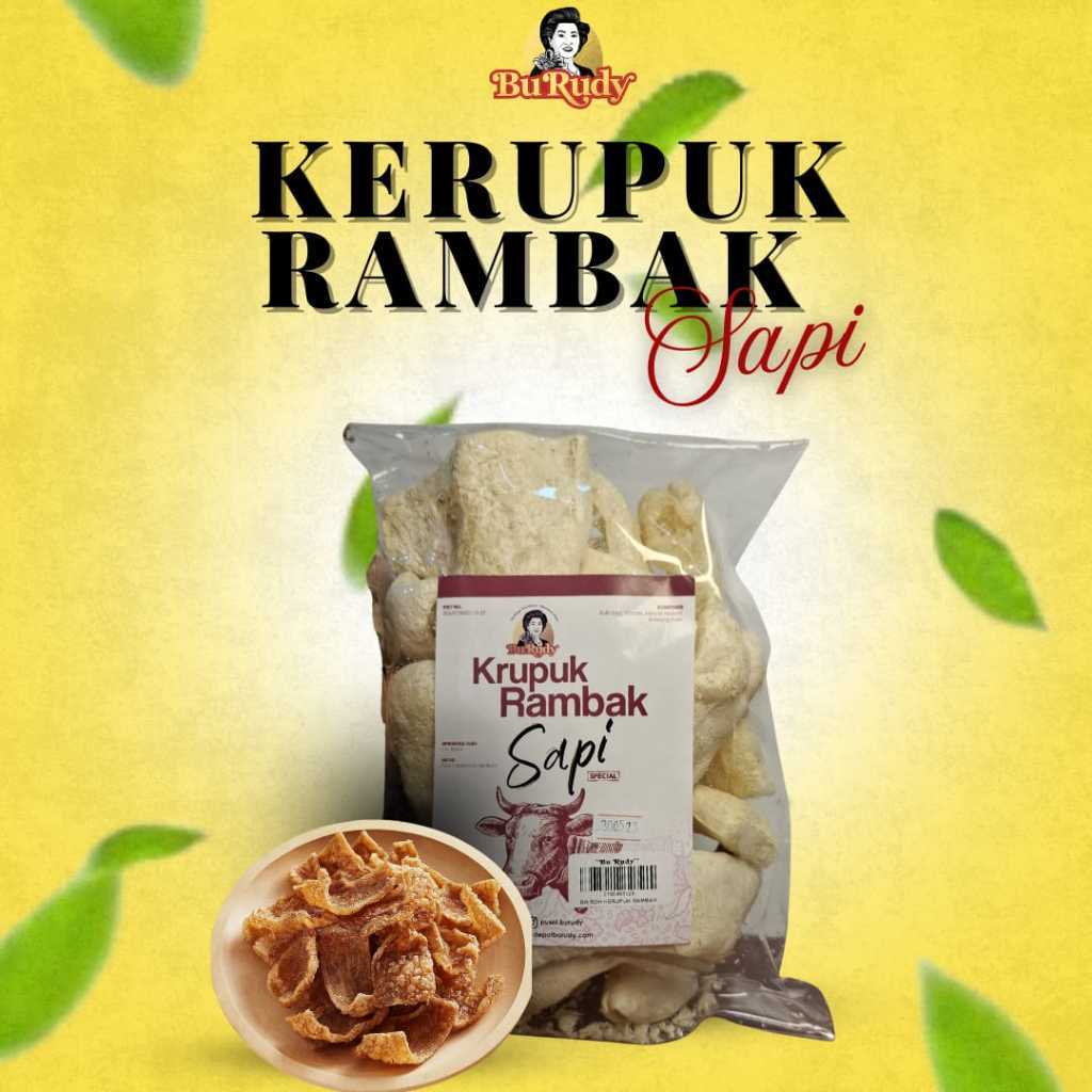Jual Kerupuk Rambak Sapi Khas Bu Rudy Surabaya || Varian Original ...