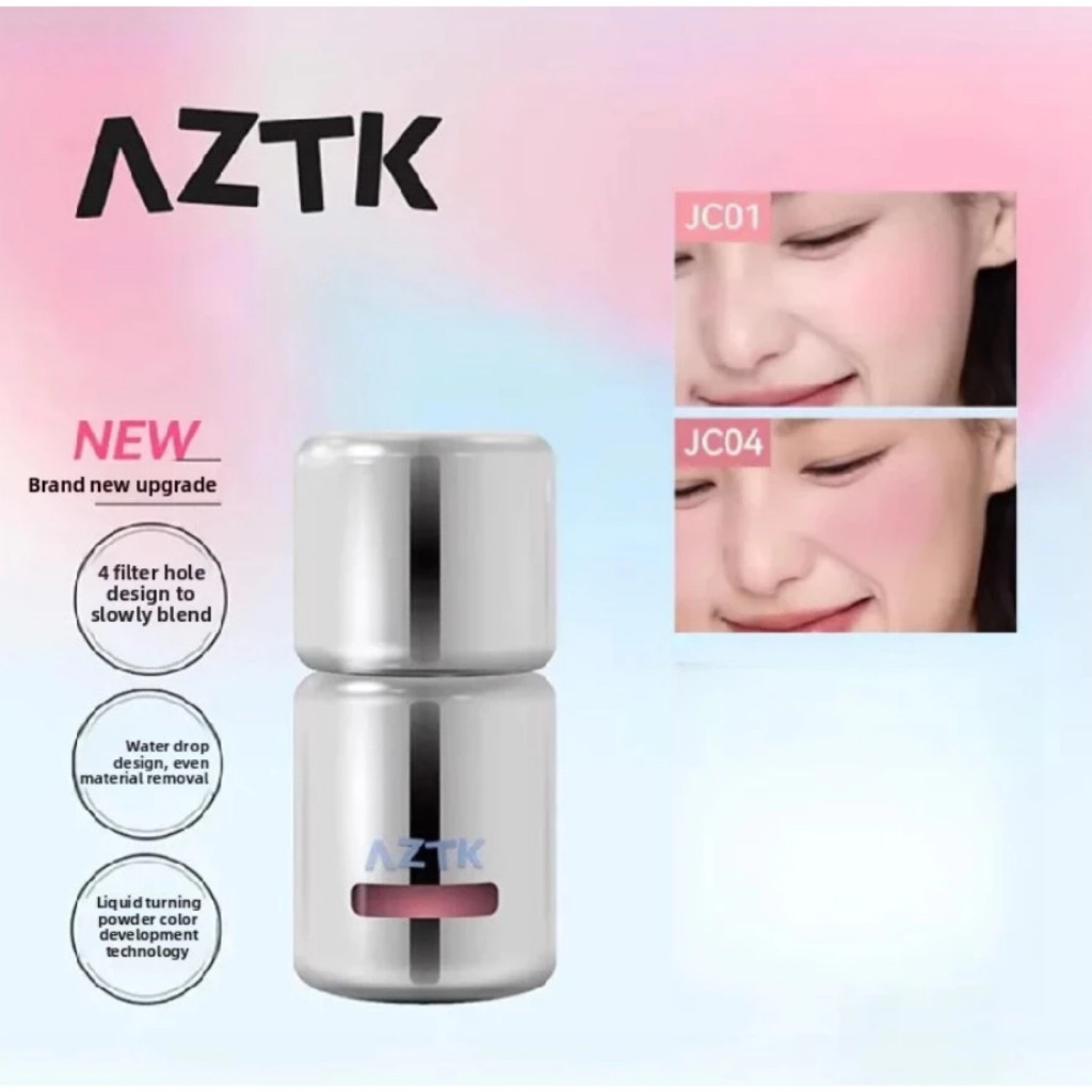 Jual AZTK Jello Color Liquid Blush 5ml 7 Shades Liquid Blush On Cair ...