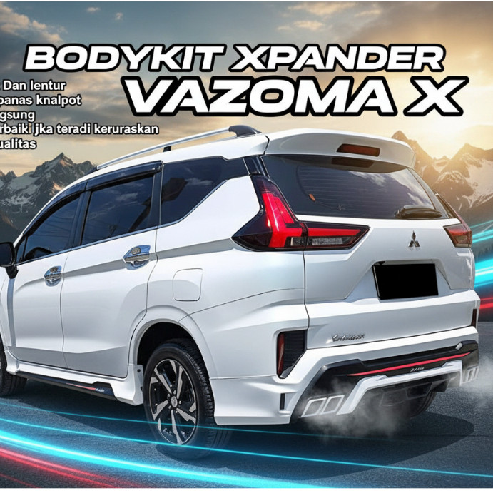 Jual cicilan 0% Bodykit mitsubishi xpander 2022-2026 VAZOOMA X BODY KIT ...