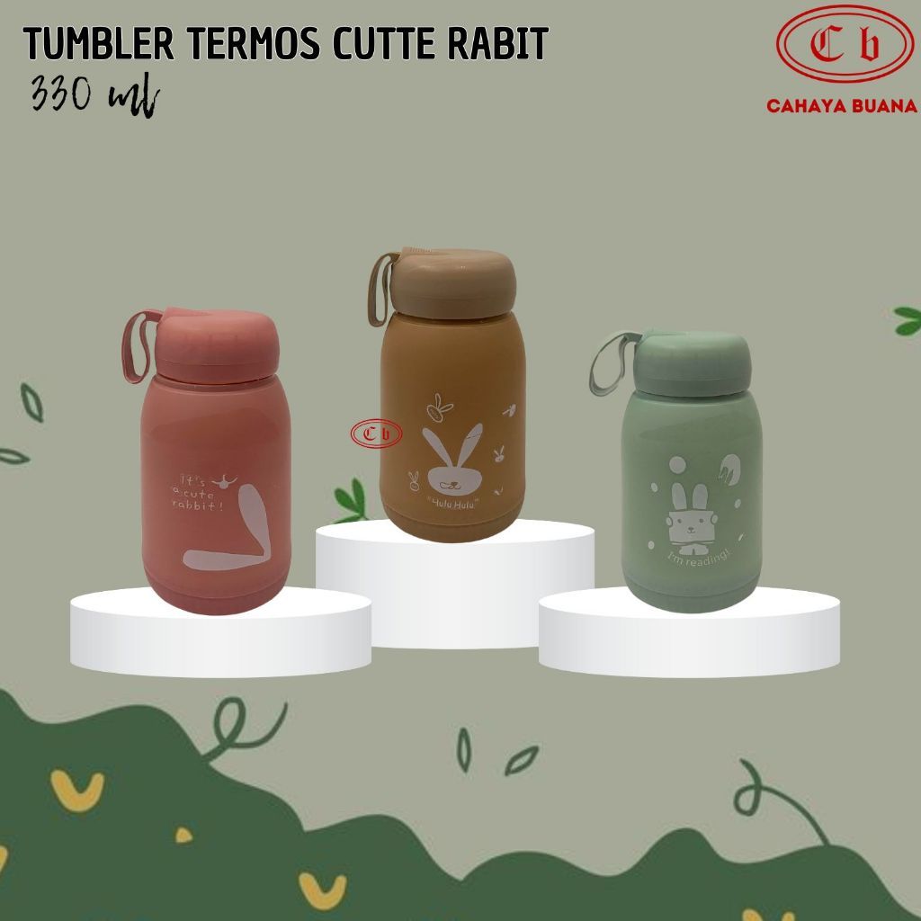 Jual Botol Tumbler Kelinci Mini 330 ml Botol Anak Rabbit Non Box ...
