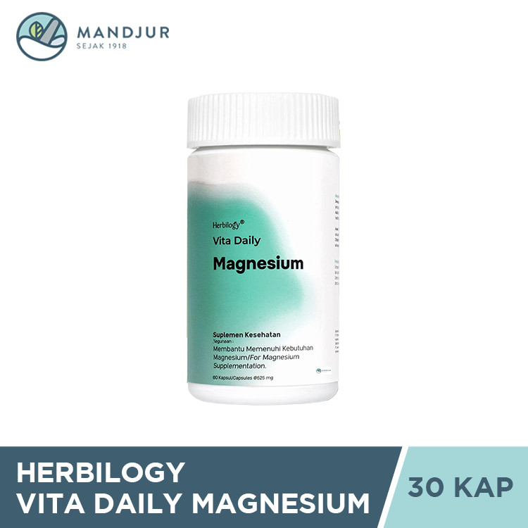 Jual Herbilogy Vita Daily Magnesium 30 Kapsul - Suplemen Kesehatan ...