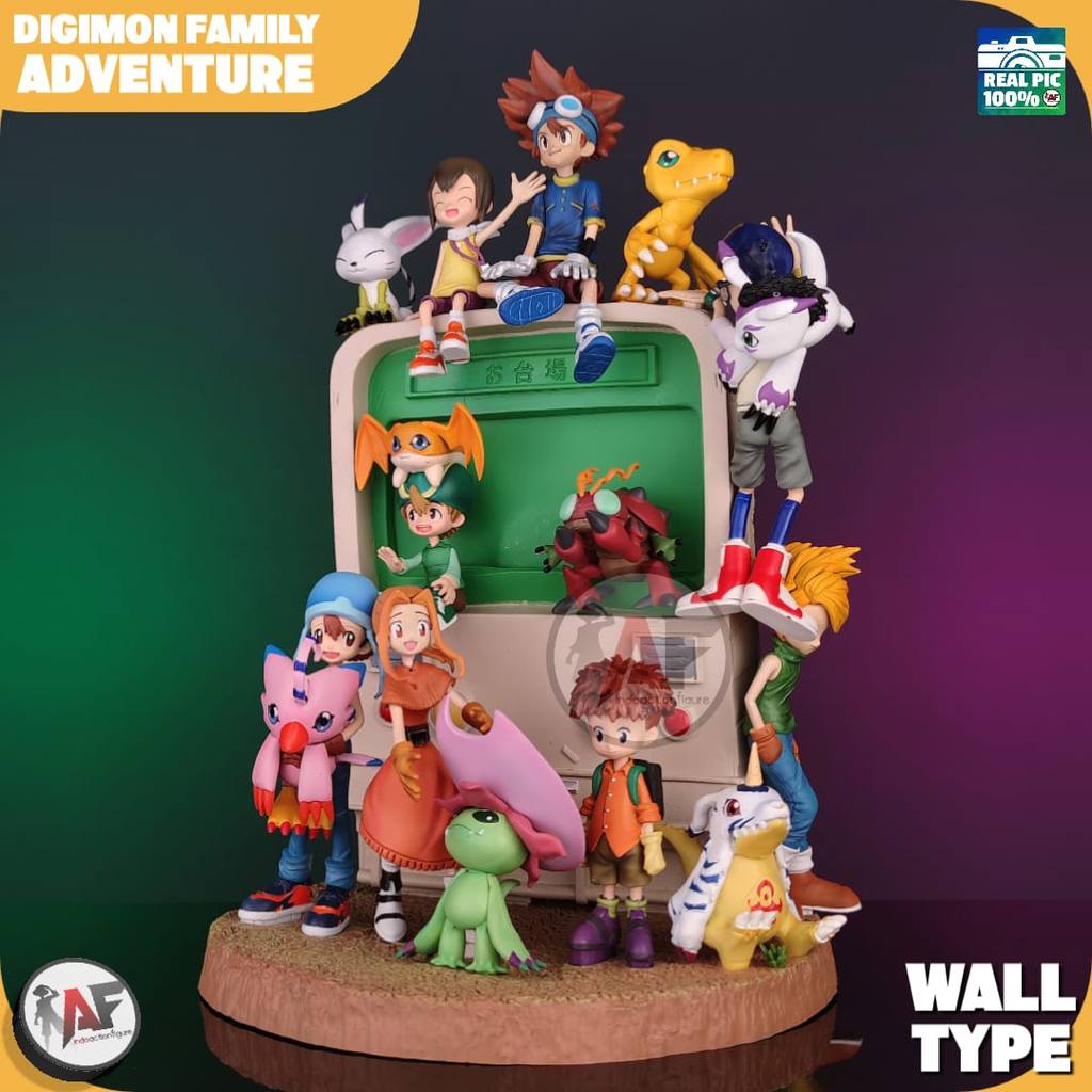 Jual Statue Action Figure Digimon Family Adventure by WASP Studio