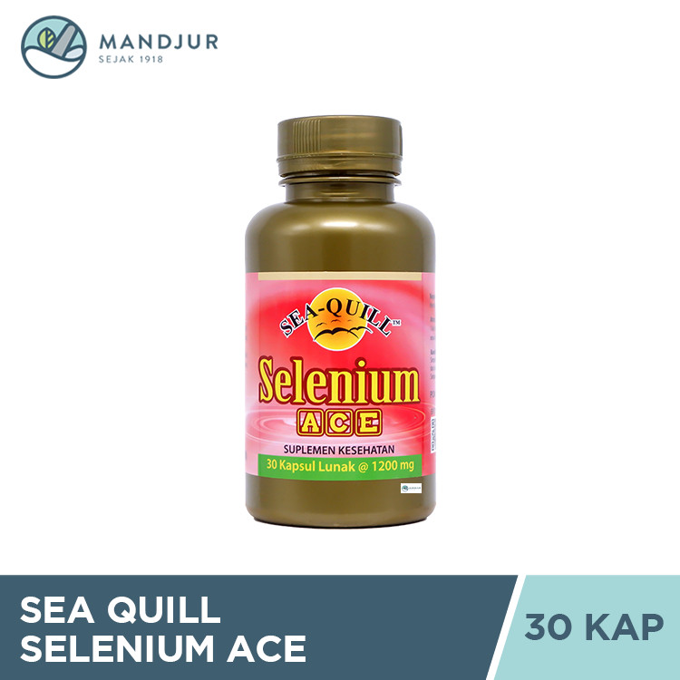 Jual Sea Quill Selenium Plus ACE 30 Kapsul - Suplemen Antioksidan dan ...