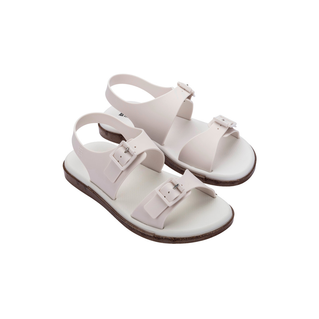 Jual Sepatu Sandal Wanita Melissa Walk Sandal Ad Beige Rice Husk/White ...
