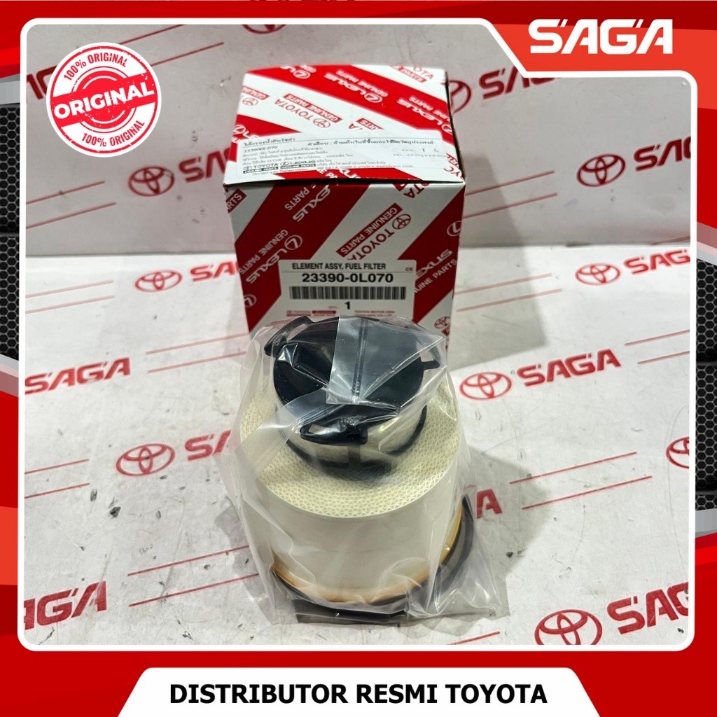 Jual SAGA | Filter Saringan Solar Innova Hilux Fortuner 23390-0L070 ...