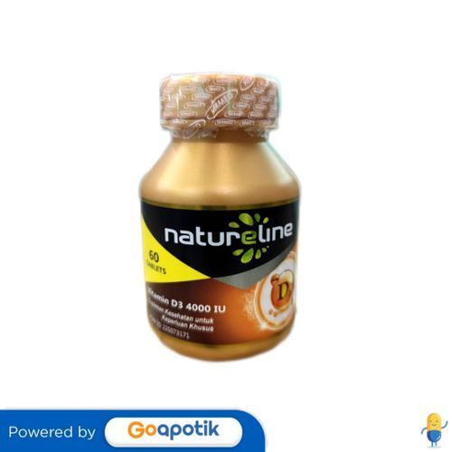 Jual Natureline Vitamin D3 4000 Iu Botol 60 Tablet | Shopee Indonesia