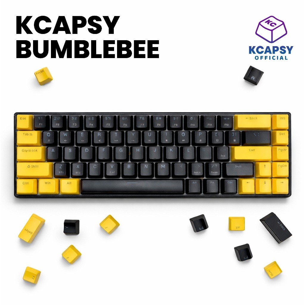 Jual 5Star Keycaps 2 Warna Hitam Merah 104 Key ABS Keycaps OEM/Cherry ...