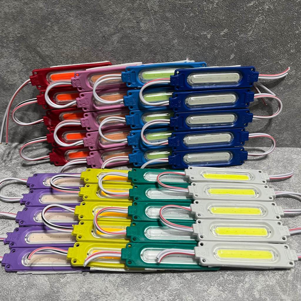 5 pcs Led Modul COB 6 mata 12V - 24V Led Strip Variasi Mobil