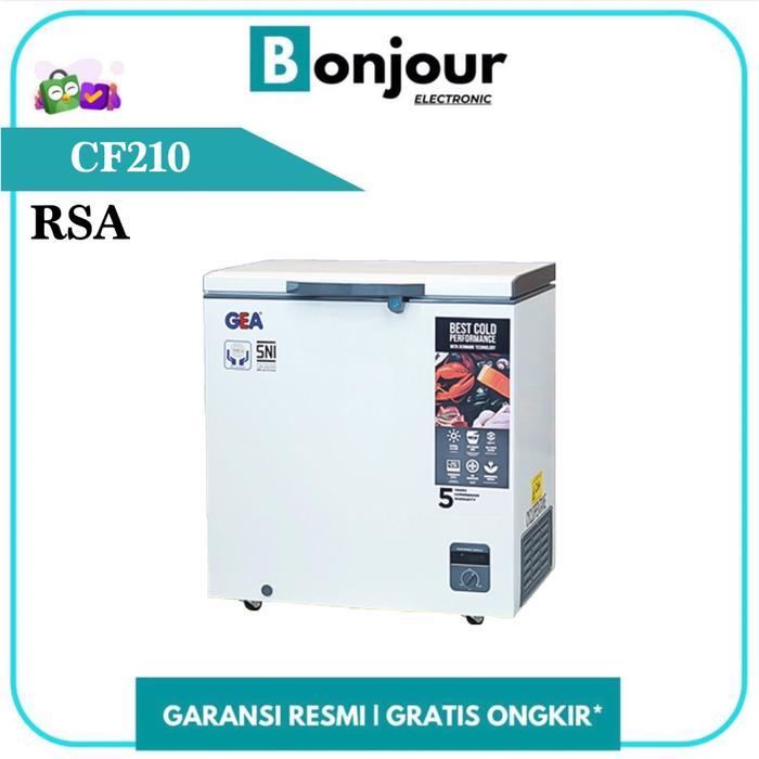 Jual Freezer RSA CF-210 Digital thermometer 210 Liter Chest Freezer Box ...