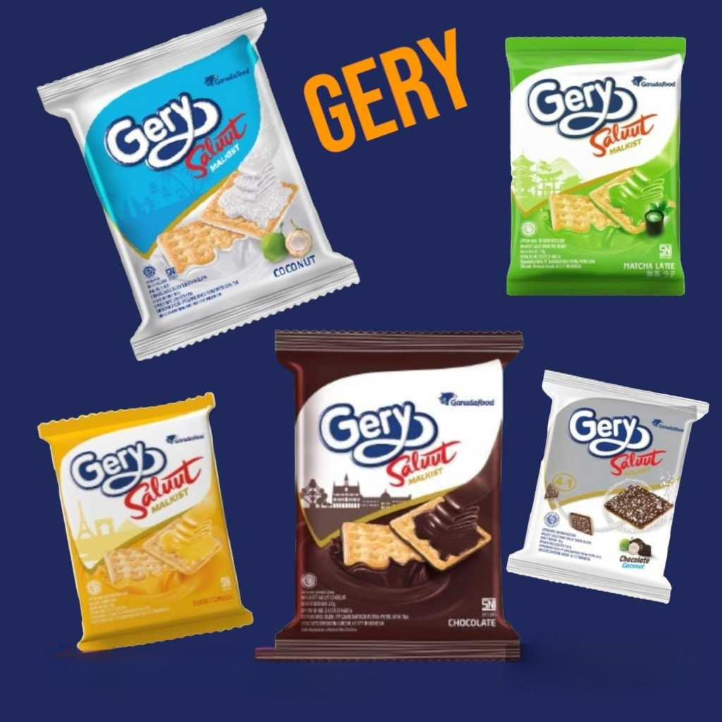 Jual Gery Saluut Malkist Renceng All Varian Coklat Keju Matcha Isi 10 ...