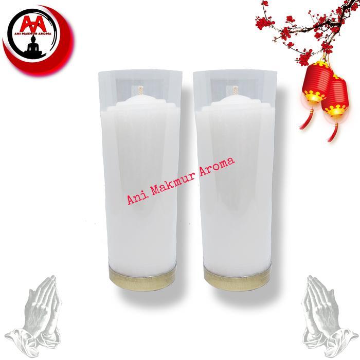Jual Lilin Puja 3 Kati Kin Sembahyang Pilar Naga Merah Double Dragon ...