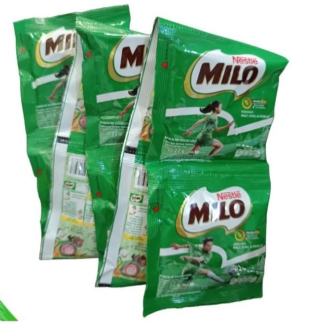 Jual Milo Activ Go Sachet 22gr harga ecer 1 pcs renceng Gula Lebih ...