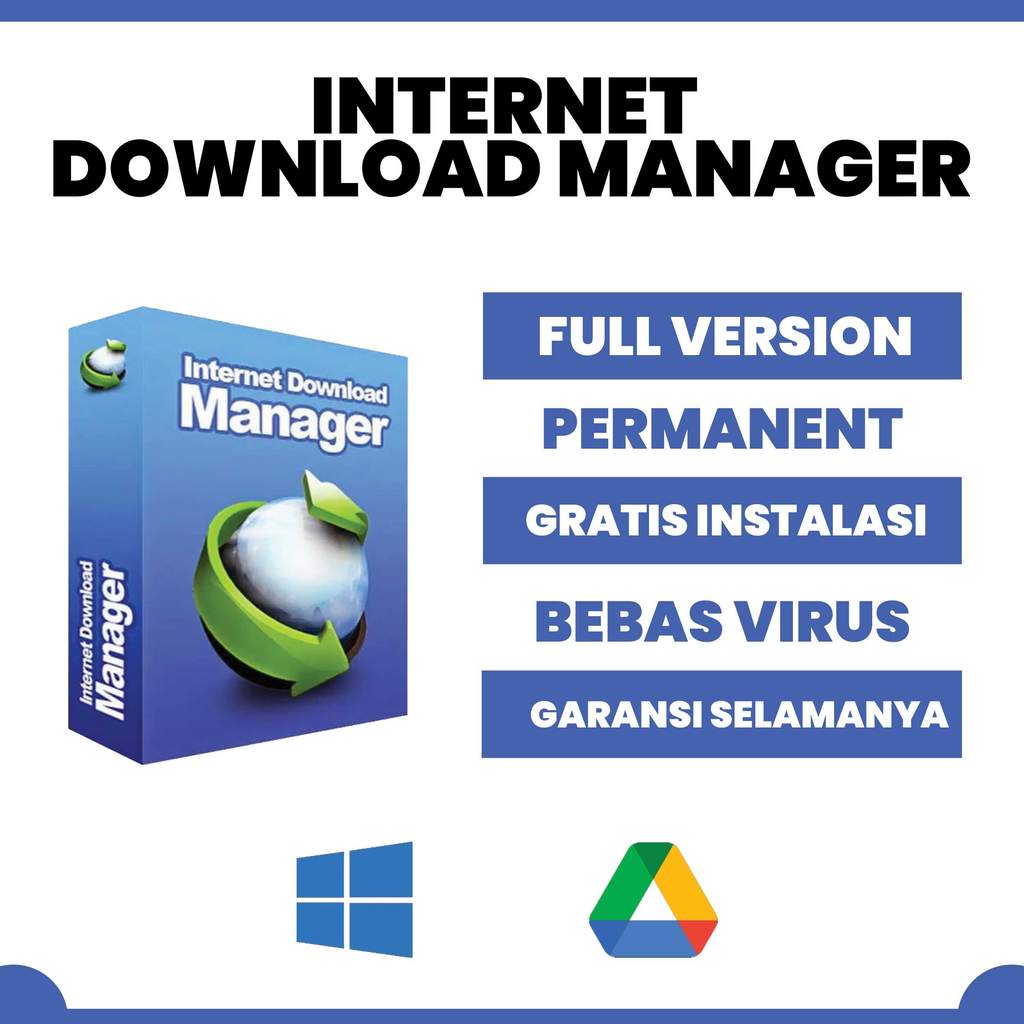 Jual IDM Internet Download Manager TERBARU Full Version Selamanya ...