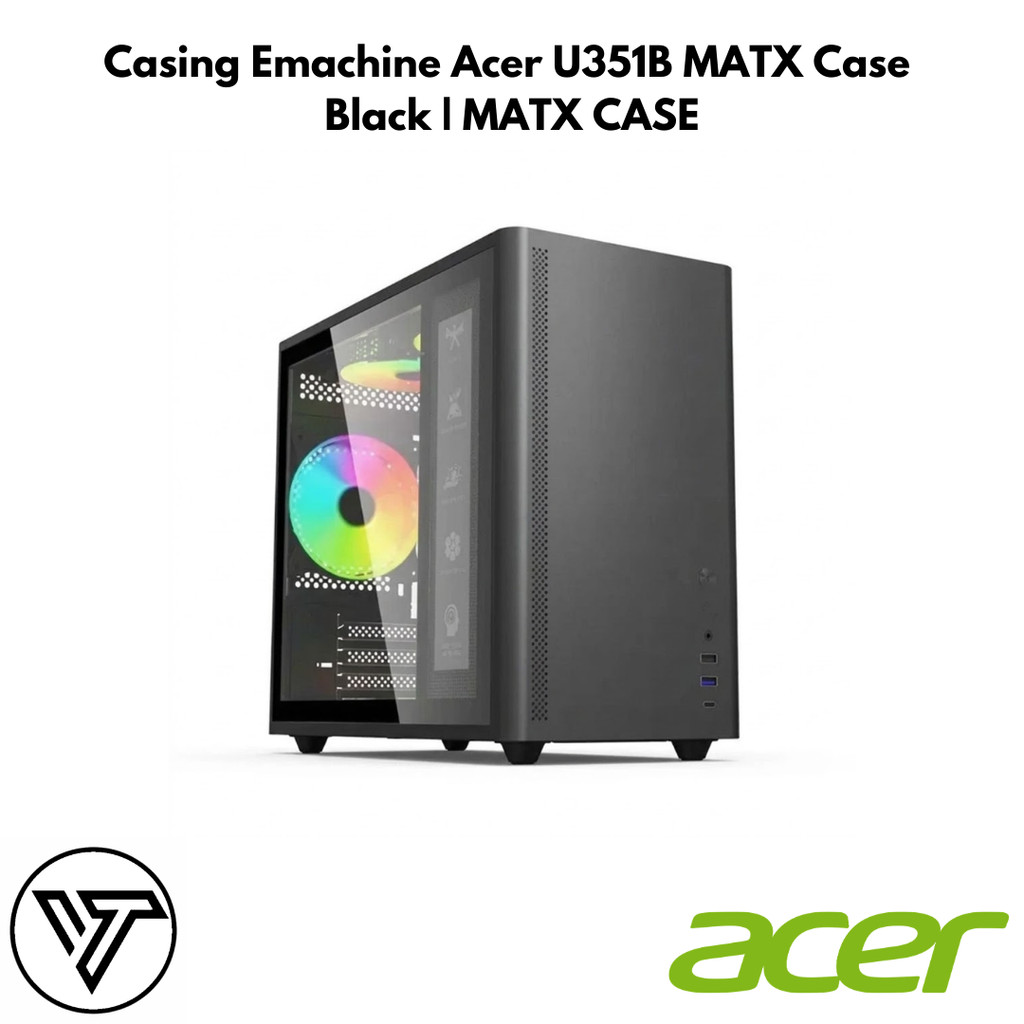 Jual Casing Emachine Acer U351B MATX Case Black | MATX CASE | Shopee ...