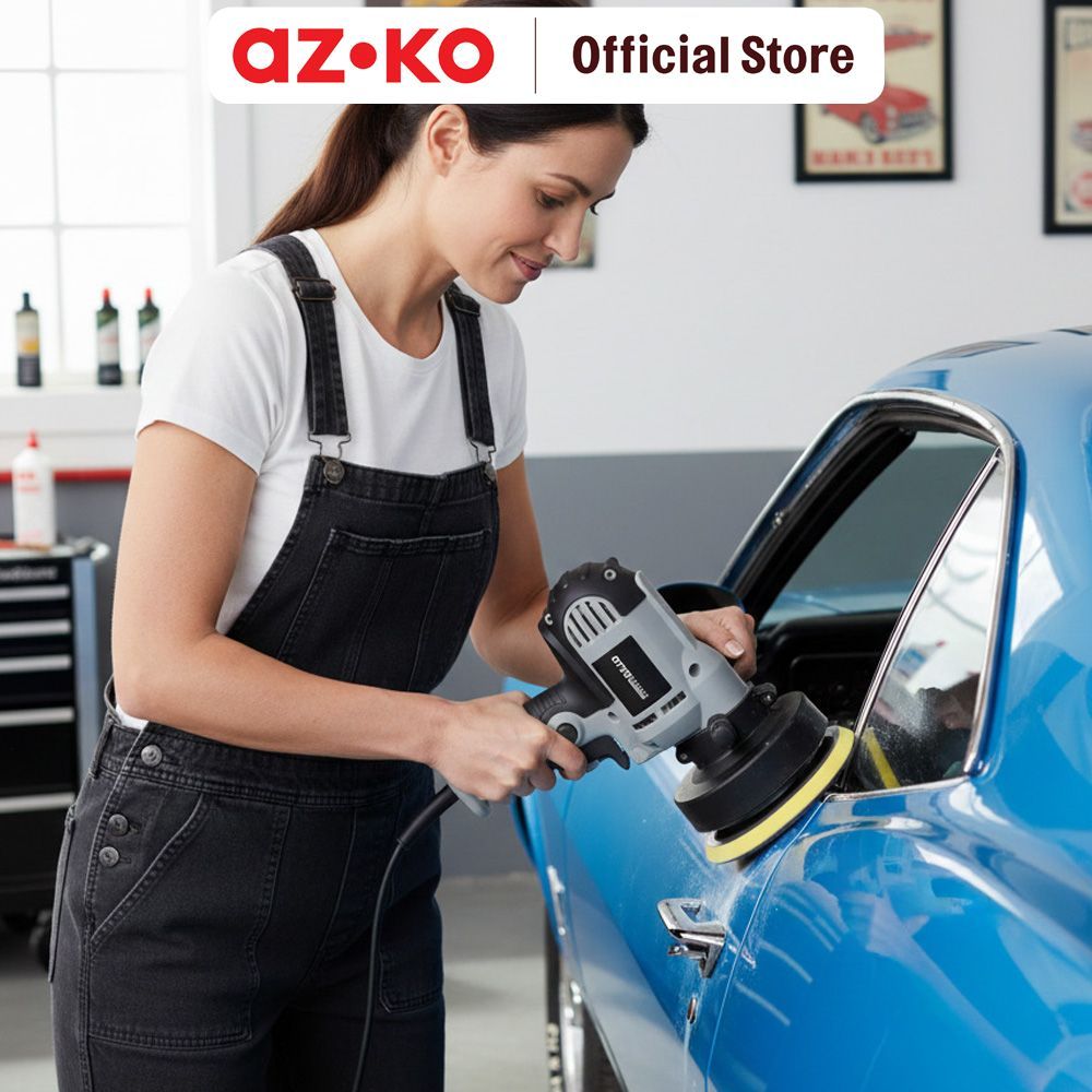 Jual AZKO Otto Klasse Mesin Poles Listrik Wired Rotary 5 Inch - Hitam ...