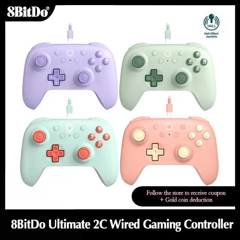 Jual 8BitDo Ultimate 2C Wired Gamepad USB Gaming Controller with Hall ...